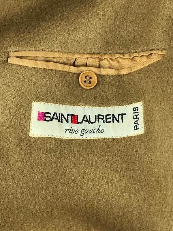 【中古品】【メンズ】 YVES SAINT LAURENT イヴ・サンローラン RIVE GAUCHE CHESTER COAT リヴゴーシュチェスターコート コート アウター 141-241129-SS-02-tag サイズ：46 カラー：ブラウン 万代Net店