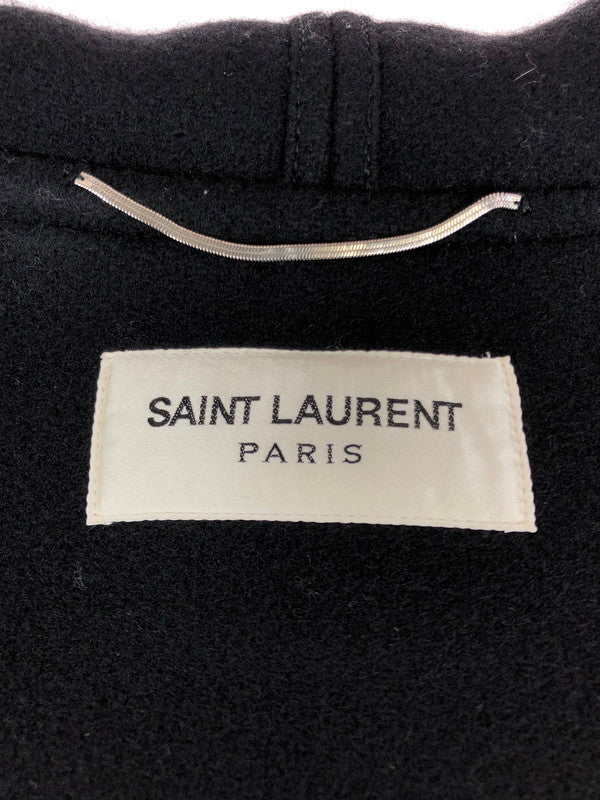 【中古品】【メンズ】 SAINT LAURENT PARIS サンローランパリ 16AW WOOL MELTON DUFFLE COAT 326018 YYL18 エディ期 トグルボタンウールメルトンダッフルコート 141-241124-hi-12-tag サイズ：46 カラー：ブラック 万代Net店