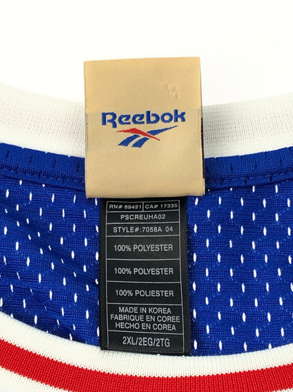 【中古品】【メンズ】 Reebok リーボック NBA HARDWOOD CLASSICS VINTAGE GAME TOP NBA ハードウッド クラシックス ヴィンテージ ゲーム トップ トップス 146-250119-mo-11-tag サイズ：2XL カラー：ブルー 万代Net店