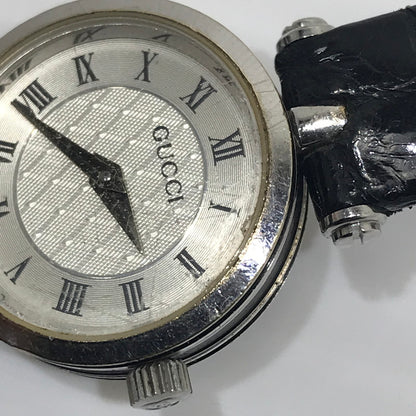 【中古品】【レディース】 GUCCI グッチ 2040L シェリーライン クォーツ  腕時計 197-241224-ki-18-tag カラー：ブラック/シルバー 万代Net店