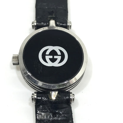 【中古品】【レディース】 GUCCI グッチ 2040L シェリーライン クォーツ  腕時計 197-241224-ki-18-tag カラー：ブラック/シルバー 万代Net店