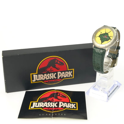 【中古品】【メンズ】  UNKNOWN JURASSIC PARK ジュラシック・パーク WRIST WATCH リストウォッチ クォーツ アナログ 腕時計 198-250205-yk-08-tag カラー：グリーン系 万代Net店