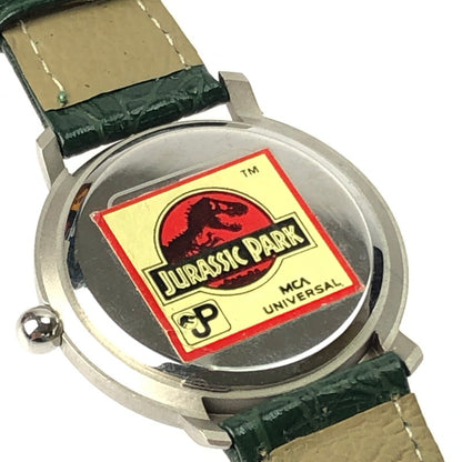 【中古品】【メンズ】  UNKNOWN JURASSIC PARK ジュラシック・パーク WRIST WATCH リストウォッチ クォーツ アナログ 腕時計 198-250205-yk-08-tag カラー：グリーン系 万代Net店