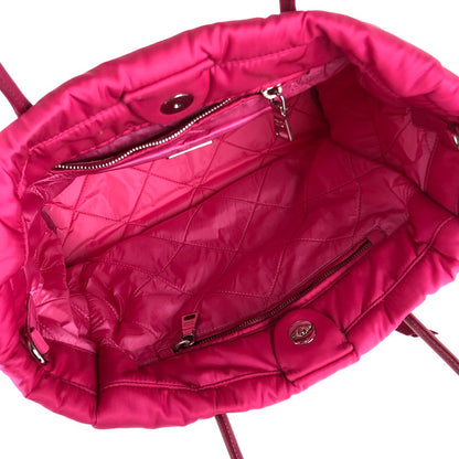 【中古美品】【レディース】 PRADA プラダ TESSUTO BOMBER BAG BN2766 テスート ボンバーバッグ 2WAYバッグ トートバッグ ショルダーバッグ カバン 180-241204-hi-09-tag カラー：ピンク 万代Net店