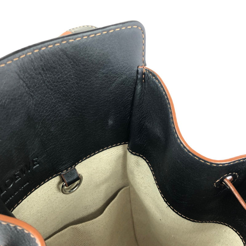 【中古品】【レディース】 ハンモック ドローストリングバッグ ミニ 2WAYバッグ ショルダーバッグ ハンドバッグ カバン 180-241204-hi-07-tag カラー：アイボリー/ブラック 万代Net店