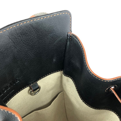 【中古品】【レディース】 ハンモック ドローストリングバッグ ミニ 2WAYバッグ ショルダーバッグ ハンドバッグ カバン 180-241204-hi-07-tag カラー：アイボリー/ブラック 万代Net店