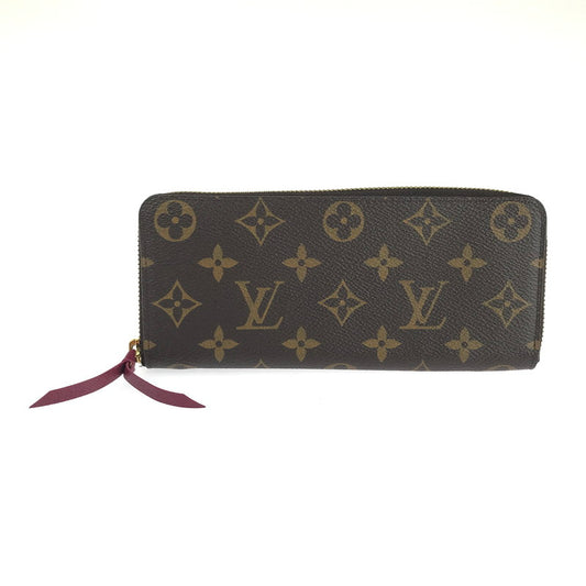 【中古品】【レディース】 LOUIS VUITTON ルイ・ヴィトン M60742 モノグラム ポルトフォイユ･クレマンス 長財布 179-241204-ki-08-tag カラー：ブラウン 万代Net店