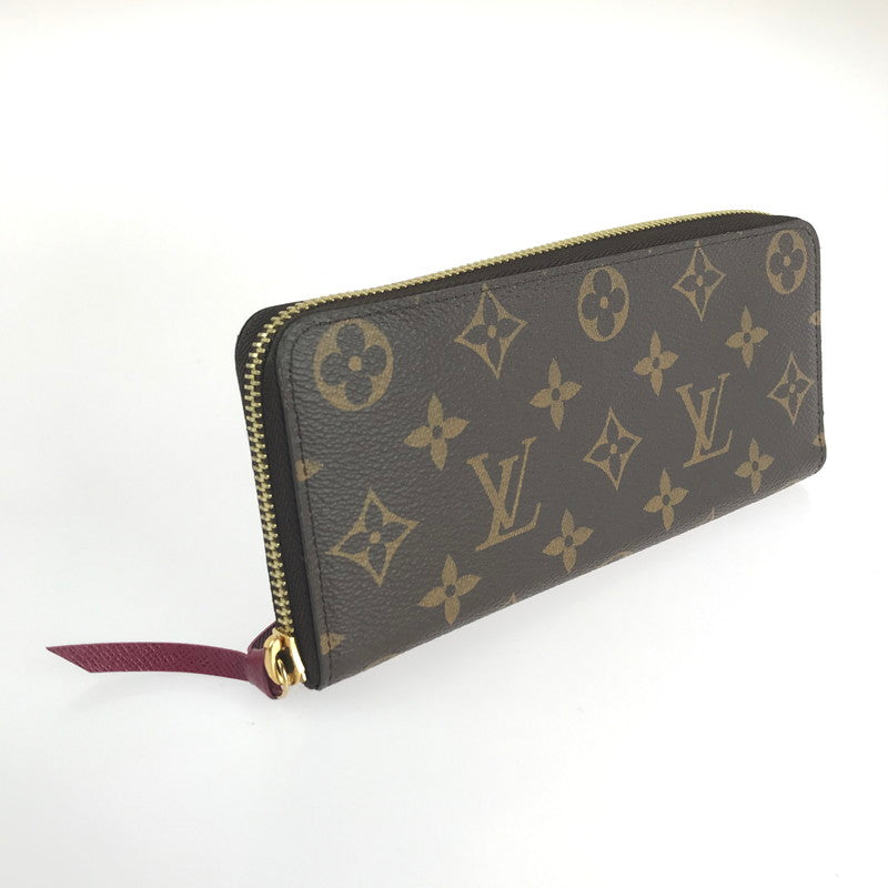 【中古品】【レディース】 LOUIS VUITTON ルイ・ヴィトン M60742 モノグラム ポルトフォイユ･クレマンス 長財布 179-241204-ki-08-tag カラー：ブラウン 万代Net店