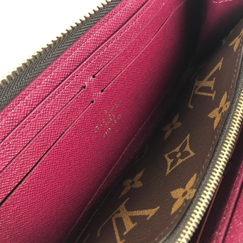 【中古品】【レディース】 LOUIS VUITTON ルイ・ヴィトン M60742 モノグラム ポルトフォイユ･クレマンス 長財布 179-241204-ki-08-tag カラー：ブラウン 万代Net店