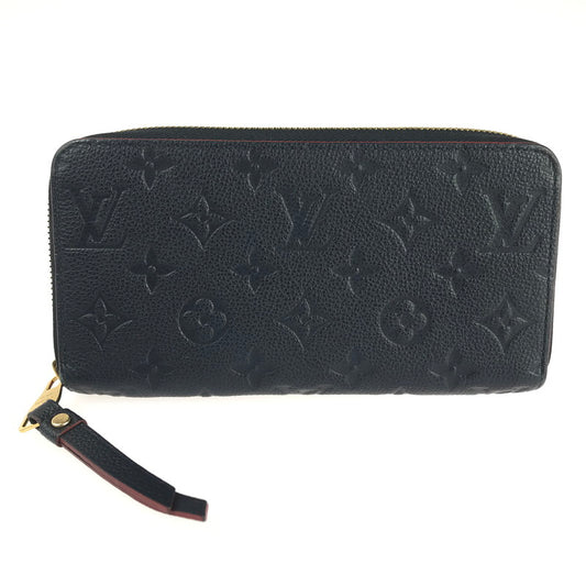 【中古品】【レディース】 LOUIS VUITTON ルイ・ヴィトン M62121 モノグラム・アンプラント ジッピー・ウォレット マリーヌルージュ 長財布 179-241204-ki-09-tag カラー：ネイビー 万代Net店