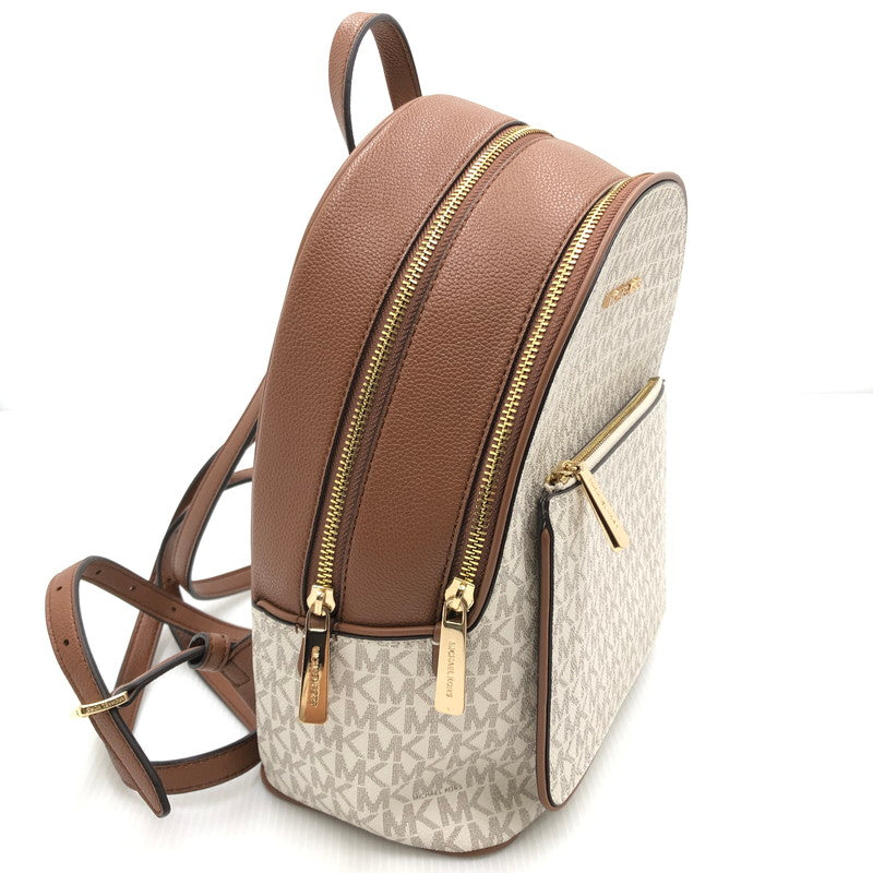 【中古品】【レディース】 Michael Kors マイケルコース BACKPACK 35T1G4AB2B バックパック リュック カバン 180-241130-na-20-tag カラー：ホワイト/ブラウン 万代Net店