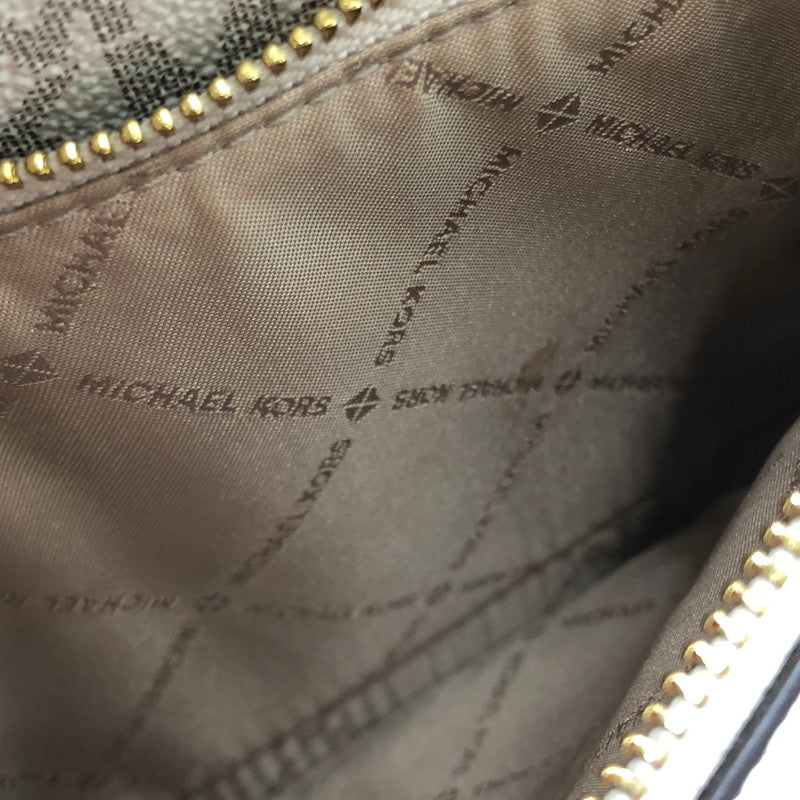 【中古品】【レディース】 Michael Kors マイケルコース BACKPACK 35T1G4AB2B バックパック リュック カバン 180-241130-na-20-tag カラー：ホワイト/ブラウン 万代Net店