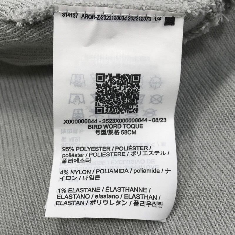 【中古品】【メンズ】 ARC'TERYX アークテリクス BIRD WORD TOQUE X000006644 バード ワード トーク ニット帽 帽子 185-241202-hi-10-tag カラー：グレー 万代Net店