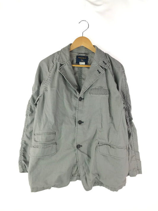 【現状渡し品】【メンズ】 WOOLRICH ウールリッチ TAILORED JACKET テーラードジャケット ライトアウター トップス 144-241203-yk-07-tag サイズ：L カラー：グレー 万代Net店