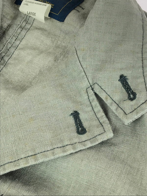 【現状渡し品】【メンズ】 WOOLRICH ウールリッチ TAILORED JACKET テーラードジャケット ライトアウター トップス 144-241203-yk-07-tag サイズ：L カラー：グレー 万代Net店