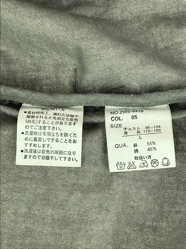 【現状渡し品】【メンズ】 WOOLRICH ウールリッチ TAILORED JACKET テーラードジャケット ライトアウター トップス 144-241203-yk-07-tag サイズ：L カラー：グレー 万代Net店