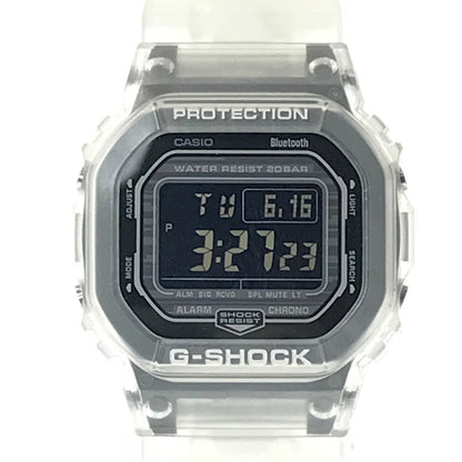 【中古美品】【メンズ】 G-SHOCK ジーショック 5600 SERIES DW-B5600G-7RD デジタル クォーツ 腕時計 アクセサリー 196-260620-rt-02-tagh カラー：クリア/ホワイト 万代Net店