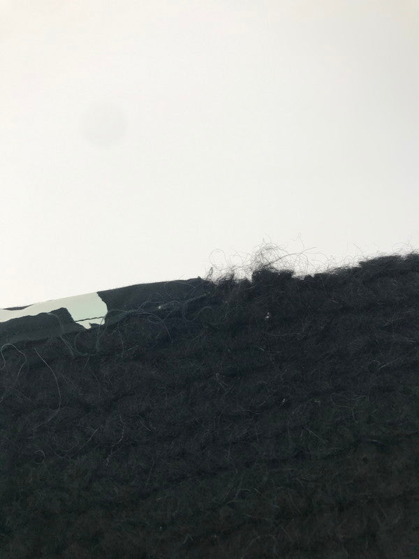 【中古品】【メンズ/レディース】 HYSTERIC GLAMOUR ヒステリックグラマー SOLID SLIDE PULLOVER 01213NS07 ソリッドスライドプルオーバー ニット トップス 140-241203-yk-11-tag サイズ：F カラー：BLACK 万代Net店