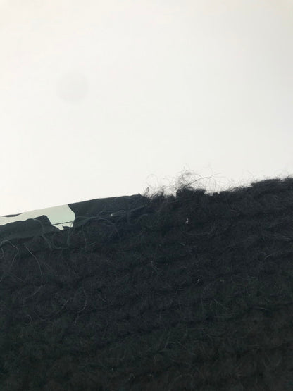 【中古品】【メンズ/レディース】 HYSTERIC GLAMOUR ヒステリックグラマー SOLID SLIDE PULLOVER 01213NS07 ソリッドスライドプルオーバー ニット トップス 140-241203-yk-11-tag サイズ：F カラー：BLACK 万代Net店