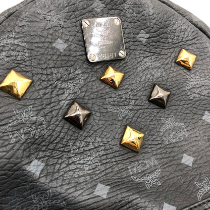 【現状渡し品】【メンズ/レディース】 MCM エム・シー・エム STARK STUDS VISETOS BACKPACK スターク スタッズ ヴィセトス バックパック リュック カバン 180-241130-na-09-tag カラー：ブラック 万代Net店