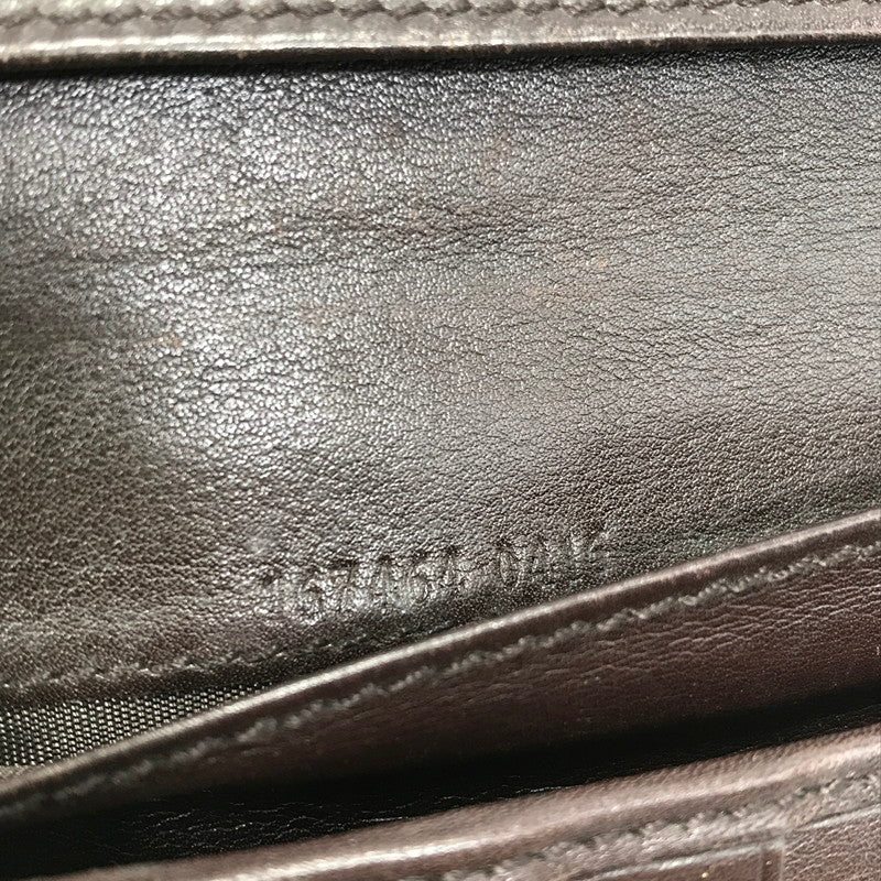 【現状渡し品】【レディース】 GUCCI グッチ グッチシマ ウェイビングリボン ロングウォレット 167464 0416 長財布 181-241202-hi-05-tag カラー：ブラウン 万代Net店