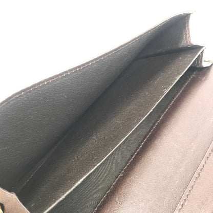 【現状渡し品】【レディース】 GUCCI グッチ グッチシマ ウェイビングリボン ロングウォレット 167464 0416 長財布 181-241202-hi-05-tag カラー：ブラウン 万代Net店