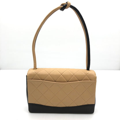 【中古品】【レディース】 CHANEL シャネル マトラッセ ワンショルダーバッグ バイカラー ココマーク カバン 180-241204-hi-02-tag カラー：ベージュ/ブラック 万代Net店