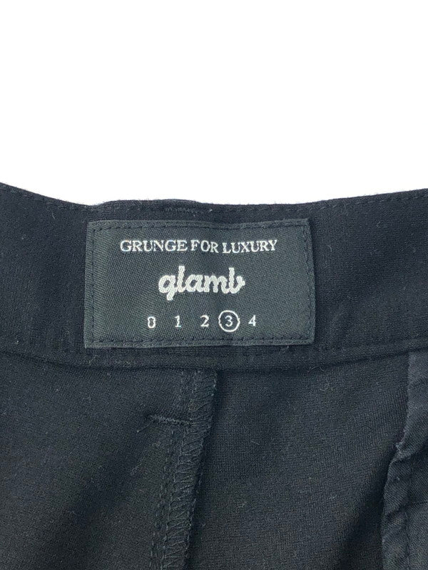 【中古品】【メンズ】 glamb グラム CARSON CROPPED PANTS GB0119-P05 カーソン クロップドパンツ 140-241219-hi-19-tag サイズ：3 カラー：ブラック 万代Net店