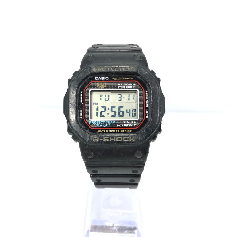 【現状渡し品】【メンズ】 CASIO カシオ G-SHOCK DW-5030 3421 ジーショック 30周年記念モデル タフソーラー 腕時計 196-250311-yk-14-tag カラー：ブラック 万代Net店