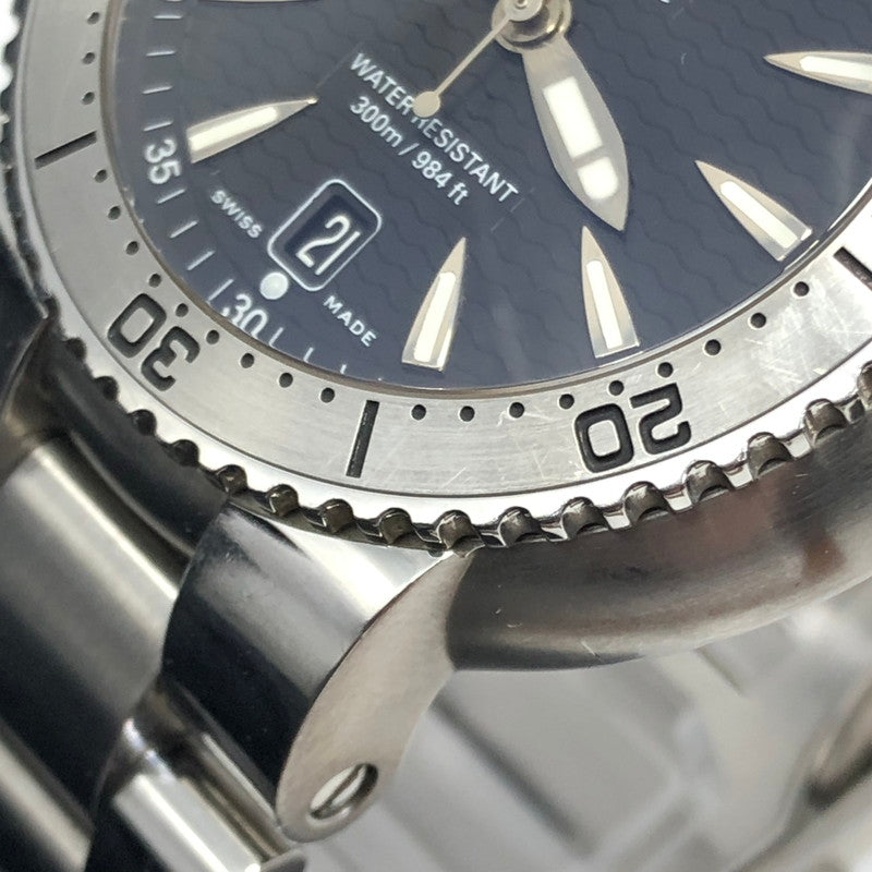 【中古品】【メンズ】 ORIS オリス DIVERS DATE 7533 ダイバーズ デイト オートマチック 自動巻き 裏スケ 腕時計 195-241225-hi-34-tag サイズ：44mm カラー：シルバー 万代Net店