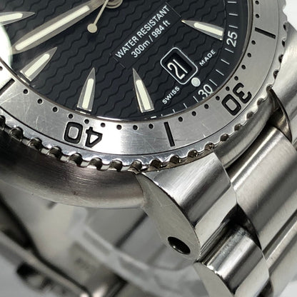 【中古品】【メンズ】 ORIS オリス DIVERS DATE 7533 ダイバーズ デイト オートマチック 自動巻き 裏スケ 腕時計 195-241225-hi-34-tag サイズ：44mm カラー：シルバー 万代Net店