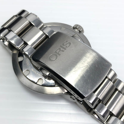 【中古品】【メンズ】 ORIS オリス DIVERS DATE 7533 ダイバーズ デイト オートマチック 自動巻き 裏スケ 腕時計 195-241225-hi-34-tag サイズ：44mm カラー：シルバー 万代Net店