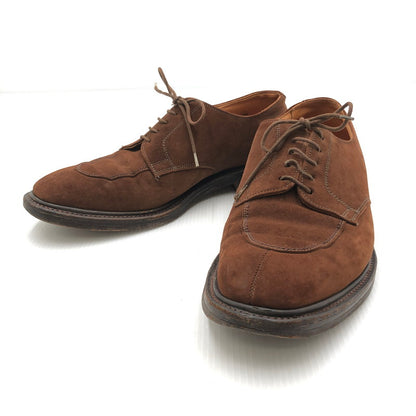 【中古品】【メンズ】 USED SUEDE DRESS SHOES 古着 スウェード ドレスシューズ 靴 ENGLAND製 165-241215-hi-30-tag サイズ：6 カラー：ブラウン 万代Net店