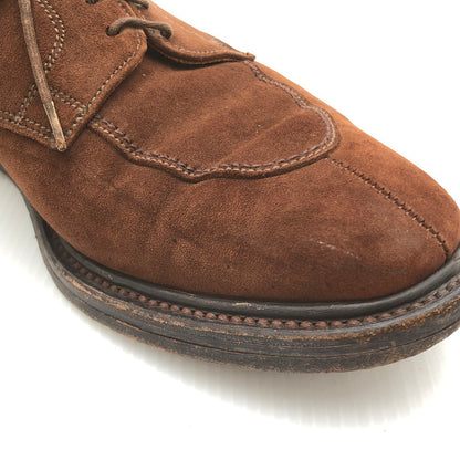 【中古品】【メンズ】 USED SUEDE DRESS SHOES 古着 スウェード ドレスシューズ 靴 ENGLAND製 165-241215-hi-30-tag サイズ：6 カラー：ブラウン 万代Net店