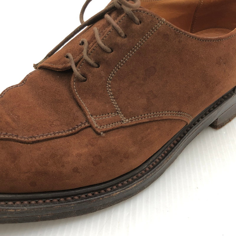 【中古品】【メンズ】 USED SUEDE DRESS SHOES 古着 スウェード ドレスシューズ 靴 ENGLAND製 165-241215-hi-30-tag サイズ：6 カラー：ブラウン 万代Net店
