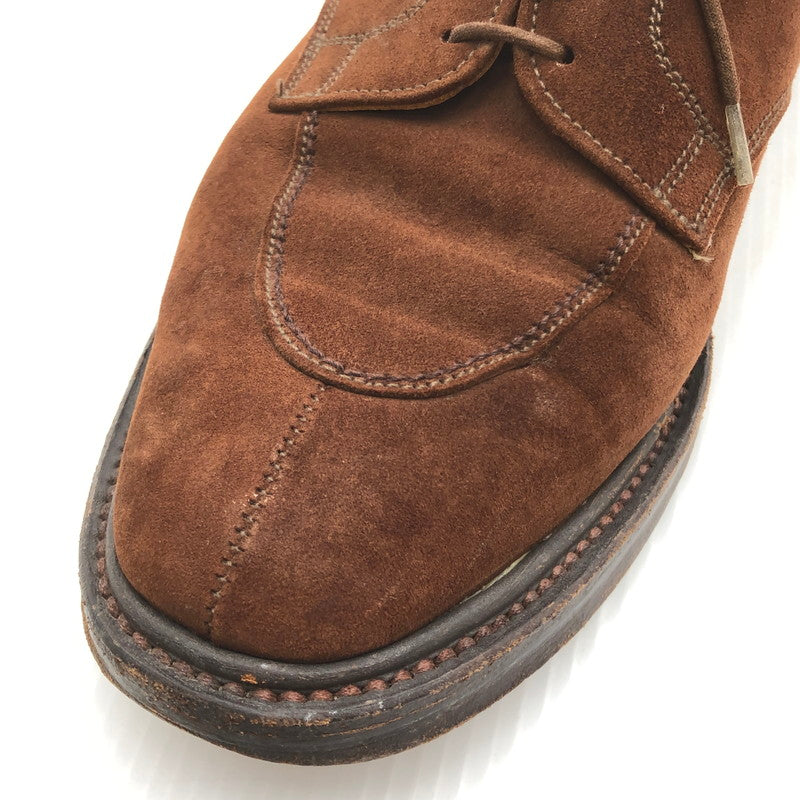 【中古品】【メンズ】 USED SUEDE DRESS SHOES 古着 スウェード ドレスシューズ 靴 ENGLAND製 165-241215-hi-30-tag サイズ：6 カラー：ブラウン 万代Net店