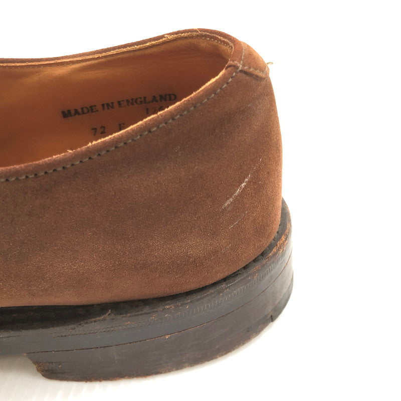 【中古品】【メンズ】 USED SUEDE DRESS SHOES 古着 スウェード ドレスシューズ 靴 ENGLAND製 165-241215-hi-30-tag サイズ：6 カラー：ブラウン 万代Net店