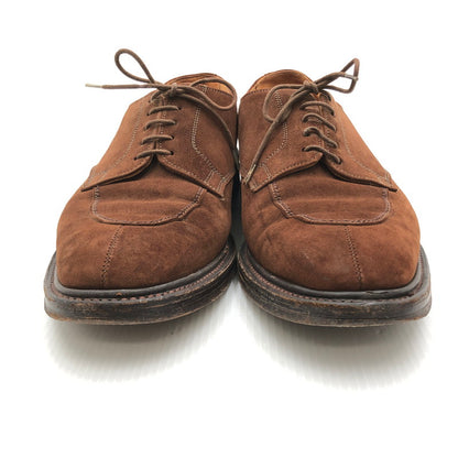 【中古品】【メンズ】 USED SUEDE DRESS SHOES 古着 スウェード ドレスシューズ 靴 ENGLAND製 165-241215-hi-30-tag サイズ：6 カラー：ブラウン 万代Net店