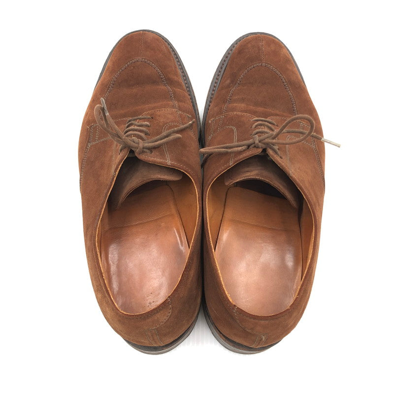 【中古品】【メンズ】 USED SUEDE DRESS SHOES 古着 スウェード ドレスシューズ 靴 ENGLAND製 165-241215-hi-30-tag サイズ：6 カラー：ブラウン 万代Net店