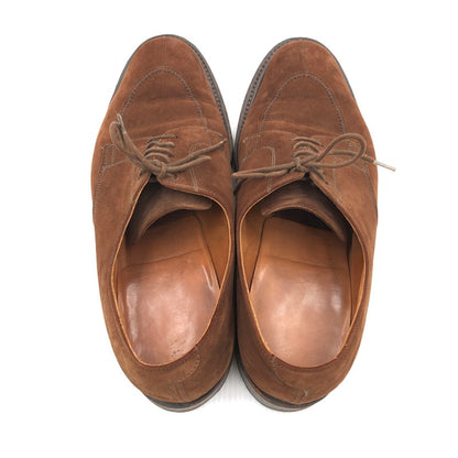 【中古品】【メンズ】 USED SUEDE DRESS SHOES 古着 スウェード ドレスシューズ 靴 ENGLAND製 165-241215-hi-30-tag サイズ：6 カラー：ブラウン 万代Net店