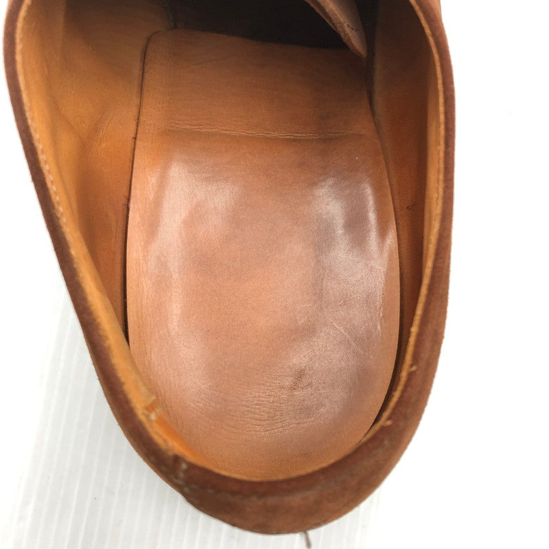 【中古品】【メンズ】 USED SUEDE DRESS SHOES 古着 スウェード ドレスシューズ 靴 ENGLAND製 165-241215-hi-30-tag サイズ：6 カラー：ブラウン 万代Net店