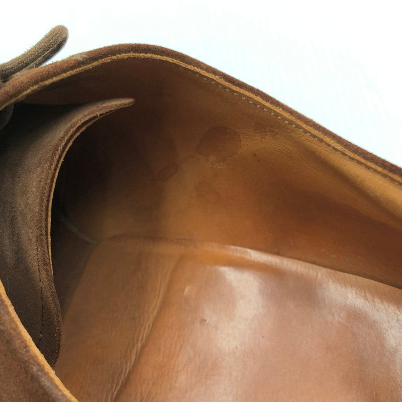 【中古品】【メンズ】 USED SUEDE DRESS SHOES 古着 スウェード ドレスシューズ 靴 ENGLAND製 165-241215-hi-30-tag サイズ：6 カラー：ブラウン 万代Net店