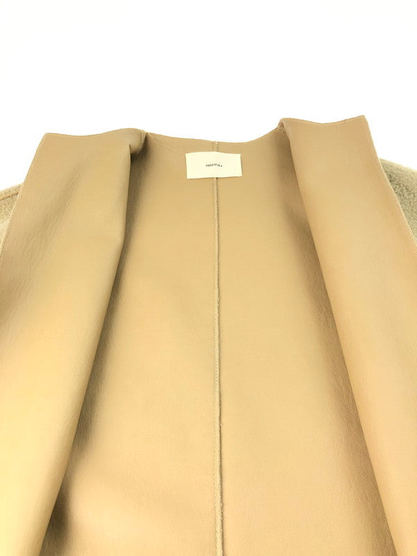 【中古品】【レディース】 TODAYFUL トゥデイフル COLLARLESS BOA COAT 12020006 カラーレスボアコート アウター 168-250111-mo-19-tag サイズ：38 カラー：ベージュ 万代Net店