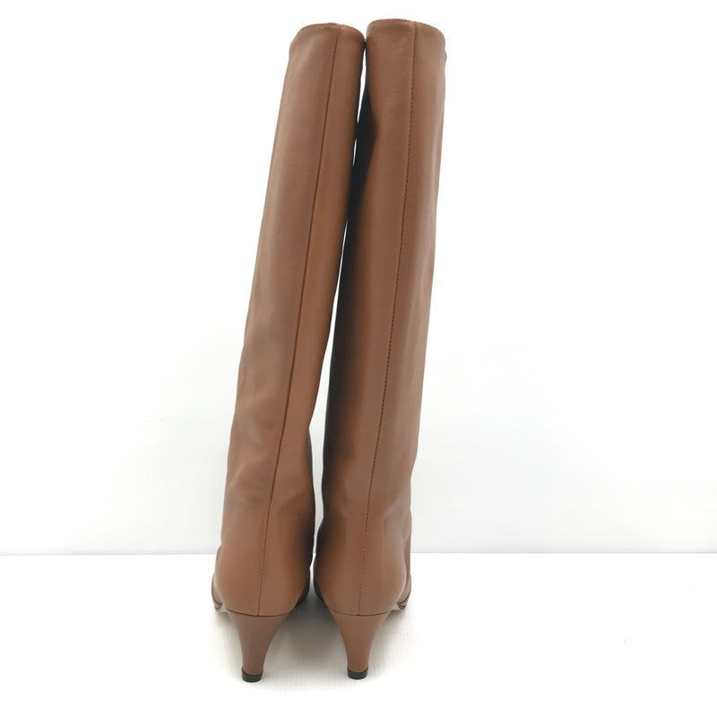 【中古品】【メンズ】 ESCARLATA エスカラータ LONG BOOTS 20-093-210-0005-4-0 ロングブーツ 靴 167-250115-hi-08-tag サイズ：38 カラー：ブラウン 万代Net店