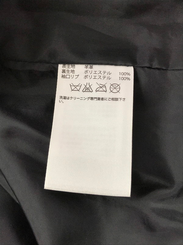 【中古品】【メンズ】 adidas アディダス × NIGO 二ゴー コラボ 15AW HOODED LEATHER JACKET AB1567 フーデッド レザージャケット ライトアウター 142-241215-hi-12-tag サイズ：M カラー：ブラック 万代Net店