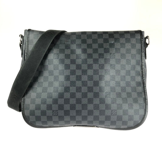 【現状渡し品】【メンズ】 LOUIS VUITTON ルイ・ヴィトン ダニエルGM N58033 メッセンジャーバッグ ショルダーバッグ カバン 179-241204-hi-10-tag カラー：ダミエ・グラフィット 万代Net店