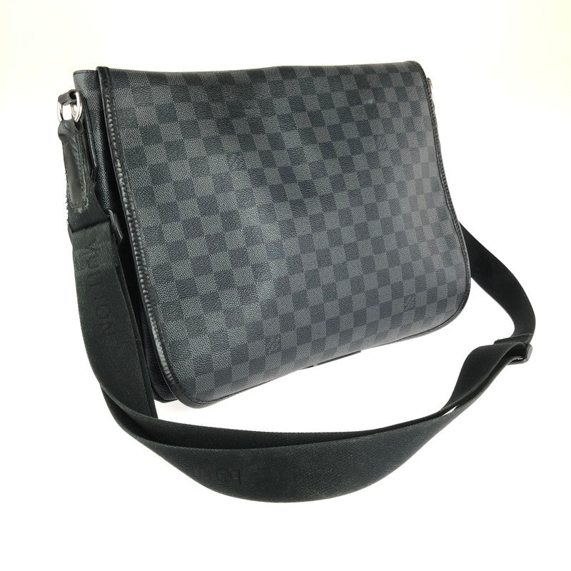 【現状渡し品】【メンズ】 LOUIS VUITTON ルイ・ヴィトン ダニエルGM N58033 メッセンジャーバッグ ショルダーバッグ カバン 179-241204-hi-10-tag カラー：ダミエ・グラフィット 万代Net店