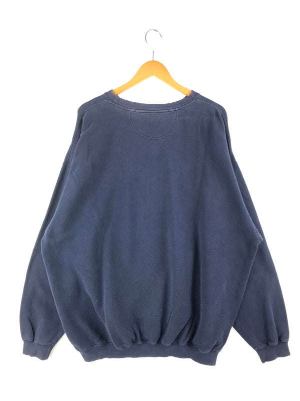 【中古品】【メンズ】 HARD ROCK CAFE ハード ロック カフェ LOGO CREWNECK SWEATSHIRT 前V ロゴクルーネック スウェット トップス トレーナー 146-250121-yk-10-tag サイズ：XXL カラー：ネイビー 万代Net店