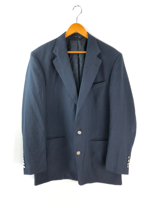 【中古品】【メンズ】 BURBERRY バーバリー 三角タグ 銀ボタン テーラードジャケット ライトアウター 141-241213-ki-13-tag サイズ：42L カラー：ネイビー 万代Net店
