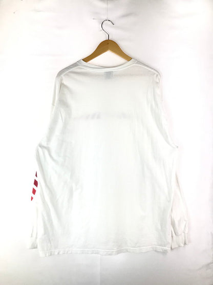 【中古品】【メンズ】 NIKE ナイキ L/S TEE 白タグ USA製 ロングスリーブ Tシャツ トップス カットソー 146-241212-mo-02-tag サイズ：XL カラー：ホワイト 万代Net店